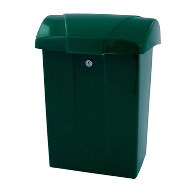 Vepa Bins - Buzón con solapa de plástico verde