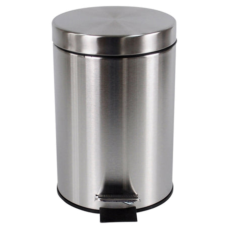 BRASQ - Pedal bin 20 liters stainless steel