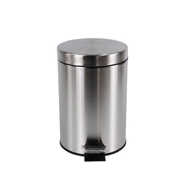 BRASQ - Treteimer 3 Liter Edelstahl | 6 Stück