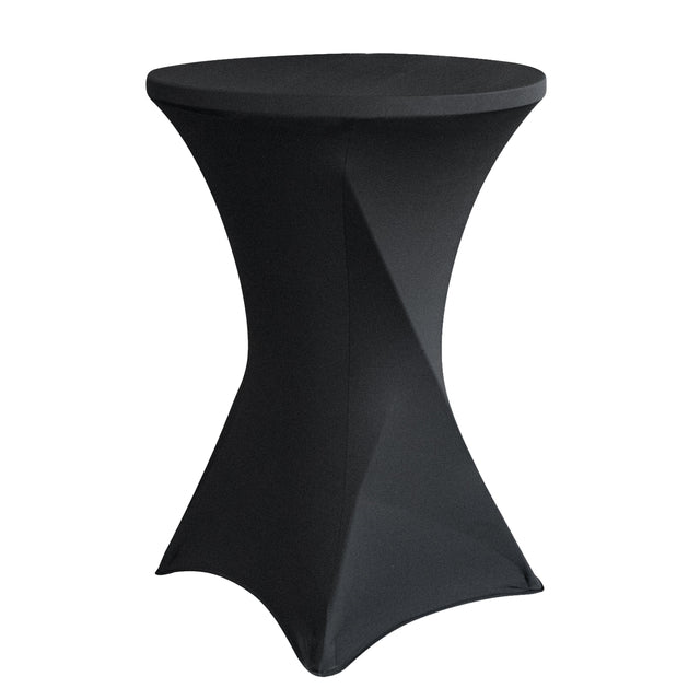 Brasq - Jupe de table pour mange debout 80cm noir