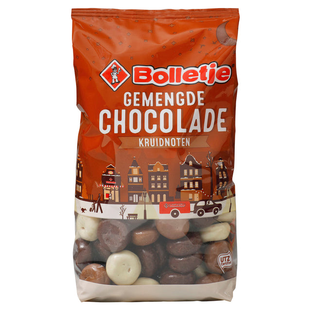 Bolletje - Kruidnoten Schokolade gemischt 250gr