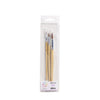 Qrea - Synthetic hair brush set of 3 widths