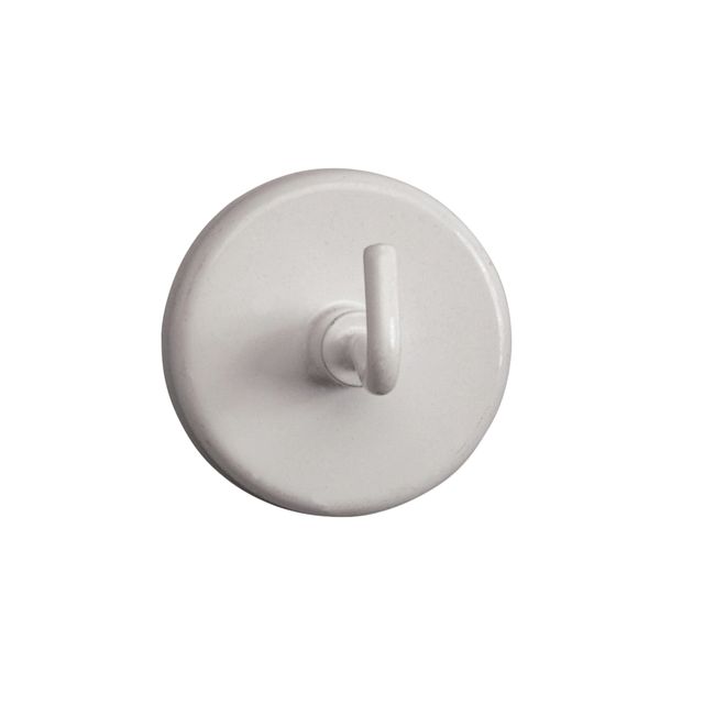 MAUL -  Magneet met haak 36mm trekkracht 6kg wit 5 stuks