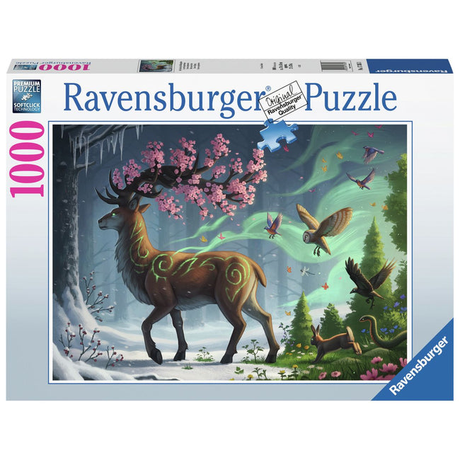 Ravensburger - Puzzle Cerf du Printemps 1000 pièces
