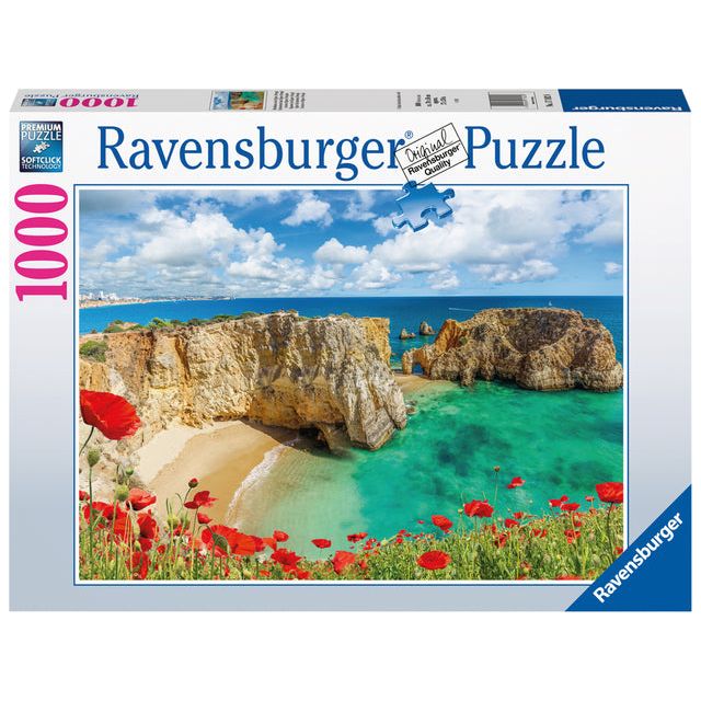 Ravensburger - Puzzel klaprozen in de algarve 1000st