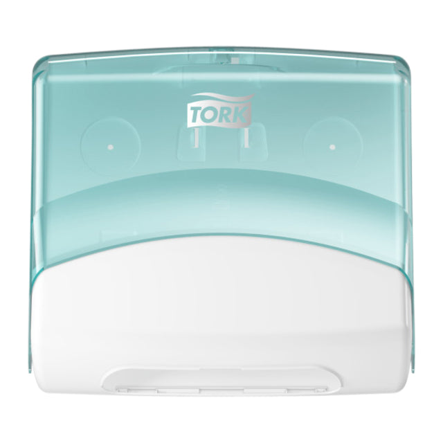 Tork - Cleaning cloth dispenser W4 Performance folded turquoise 654000