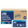 Tork - Panno pulizia W4 Industrial Heavy-Duty piegato 3 veli 5x100 fogli blu 130082