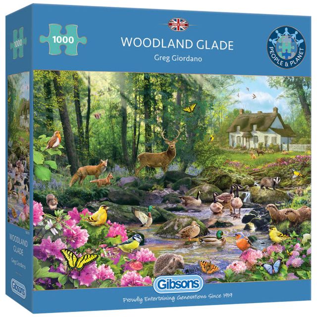 Gibsons - Puzzel gibsons woodland glade 1000 stukjes