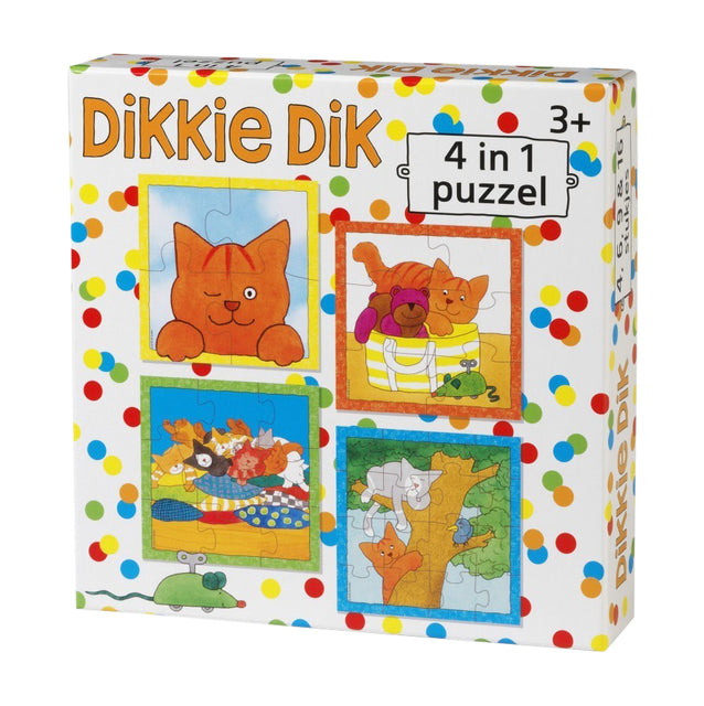 Bruna office - Puzzel dikkie dik 4 in 1 puzzel (4+6+9+16 stukjes)