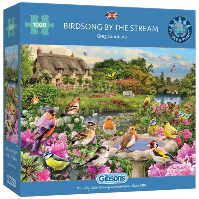 Gibsons - Puzzle Gibsons Birdsong durch den Strom 1000 Stücke