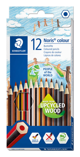 Staedtler - kleurpotlood Noris Club People Of The World 12 kleurpotloden