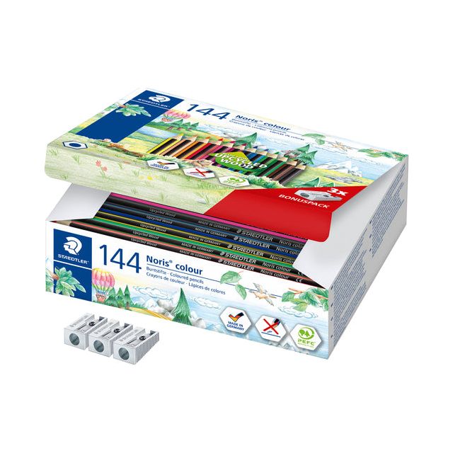 Staedtler - farbige Stifte Noris Farbpack 144 St.