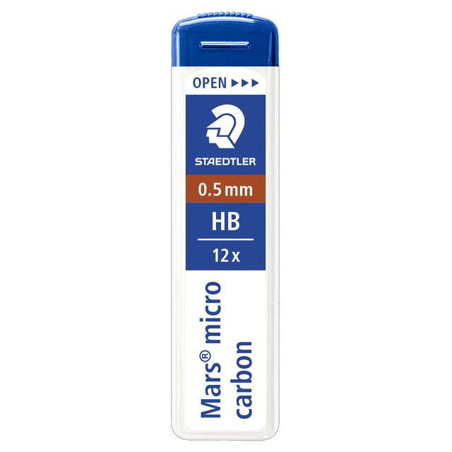 Staedtler - Piombo Carbon Micro 0,5 mm HB 12 pezzi