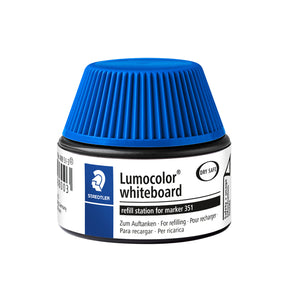 Staedtler - Recharge feutre Lumocolor tableau blanc 30ml bleu