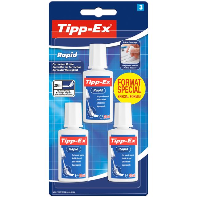 Tipp-ex - Fluido corrector 20ml | 10 piezas