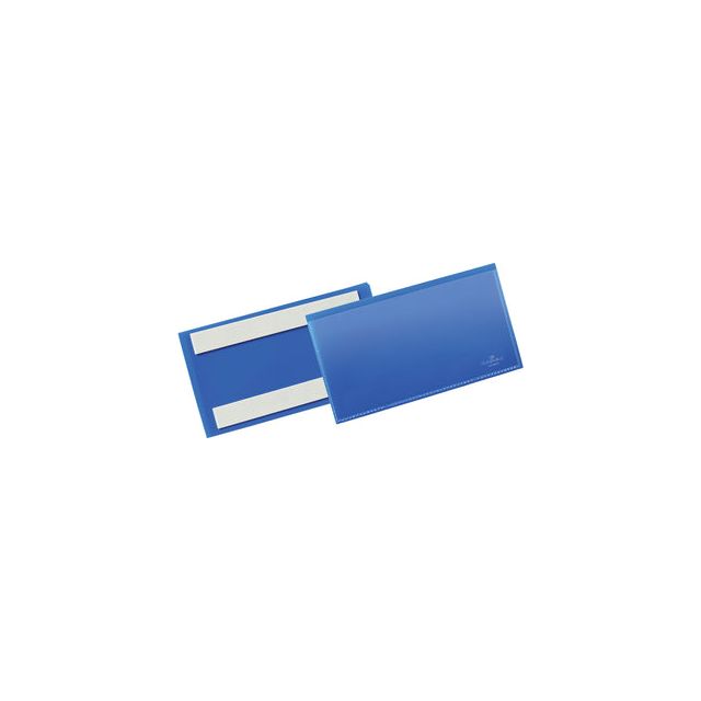 Durable - Documenthoes durable zelfklevend 150x67mm blauw