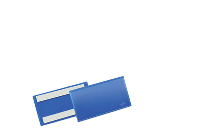 Durevole - Busta portadocumenti autoadesiva 150x67mm blu 50 pezzi