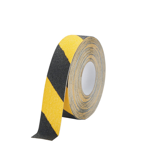 Durable - Duraline antislipe Grip+ 50 mm x 15 m, geel/zwart