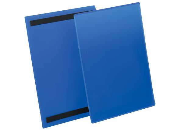 Langlebig - Dokumentabdeckung Langlebiger magnetischer A4 stehend blau