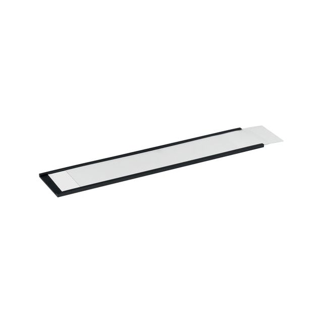 Durable - support d'étiquette Anthracite magnétique de 200x40 mm durable | Box une pièce de 50