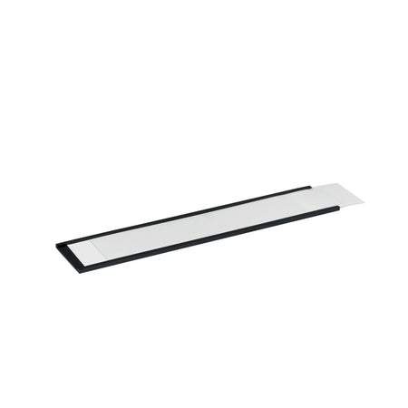 Durable - Portaetiquetas magnético 200x40mm antracita 50 piezas