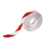 Durable -  Vloermarkeringse duraline 50mmx30m rood wit