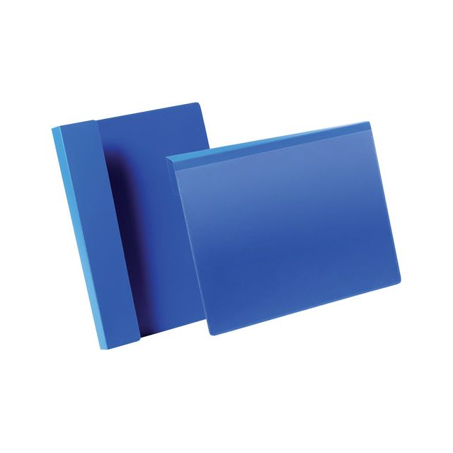 Durable - Couverture de document durable avec pli A5 Bleu couché | Box une pièce de 50