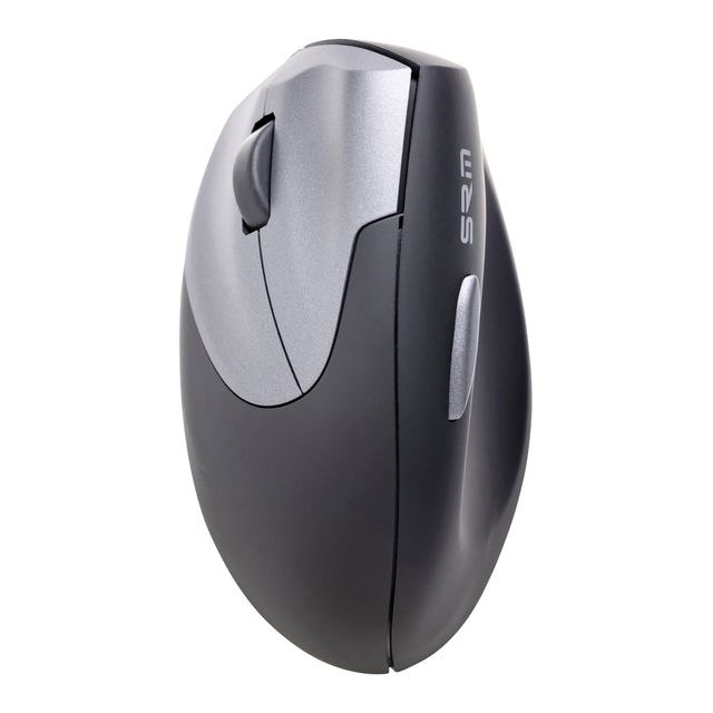 Ergofy - Maus Ergofy SRM VS4 Links Wireless Silber/Schwarz