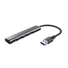 Trust -  Hub Halyx 4-port USB-A zilver