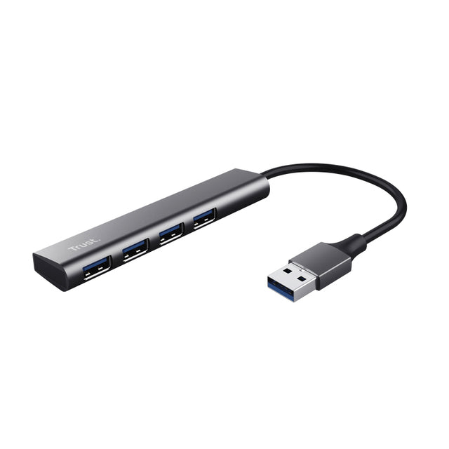 Trust -  Halyx USB 3.2 Gen 1 (3.1 Gen 1) Type-A 5 Mbit/s Zwart, Grijs