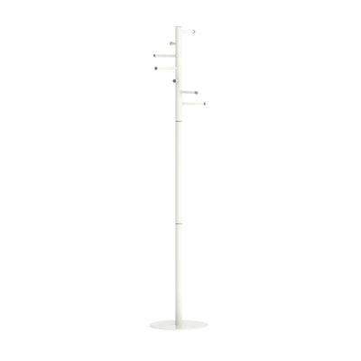 Maul - Perchero Caurus de pie blanco
