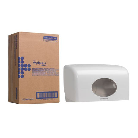 Aquarius KC - Distributore di carta igienica Kimberly Clark Duo bianco