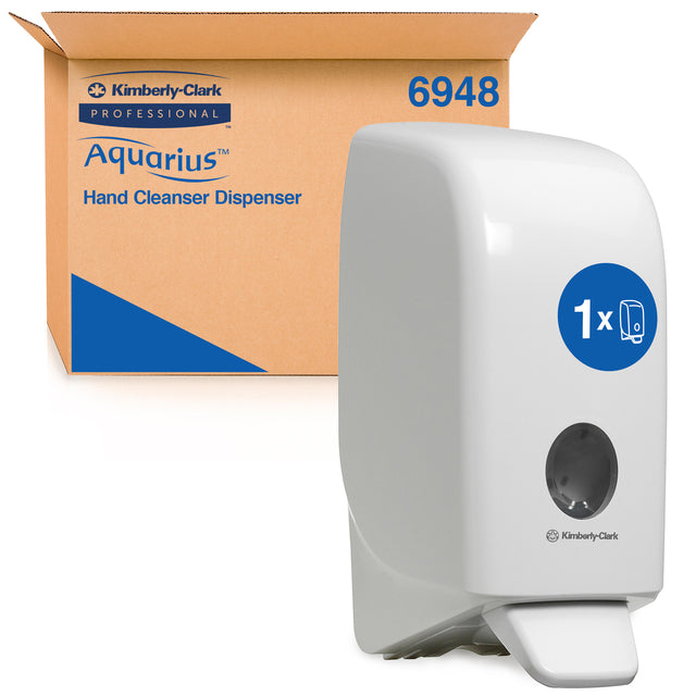 Aquarius KC - Dispensateur de savon à main Aquarius 6948 1l blanc | 1 pièce