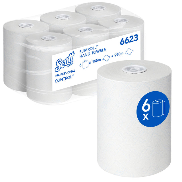 Scott - Toalla rollo control slimroll 1 capa 6623