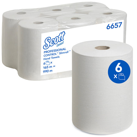 Scott -  Handdoekrol control slimroll 1laags 6657