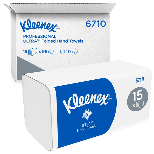 Kleenex - Toalla ultra 3 capas 215x318mm blanco 6710