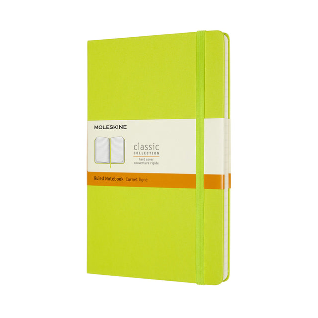 Moleskine - Notebook grande linea 130x210mm copertina rigida verde limone