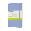 Moleskine – Notebook-Tasche 90 x 140 mm, blanko, weicher Einband, Hortensienblau