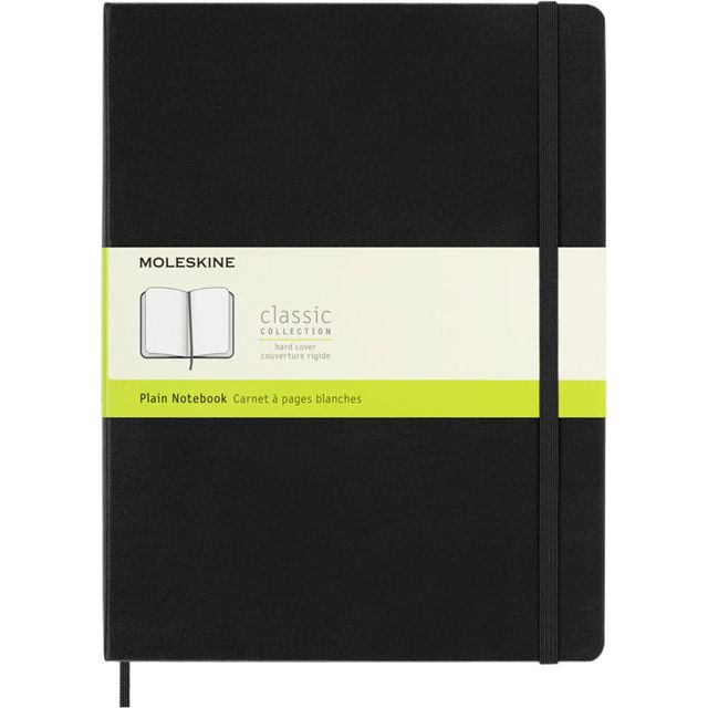 Moleskine - Notebook Moleskine XL 190x250 BLC HC ZW | 1 pièce