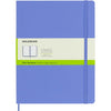 Moleskine -  Notitieboek XL 190x250mm blanco hard cover hydrangea blue