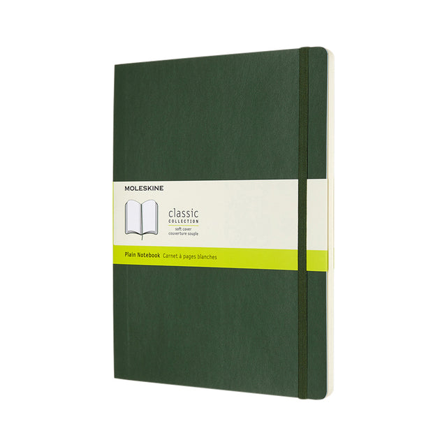 Moleskine - Notebook XL 190x250mm copertina morbida vuota verde mirto
