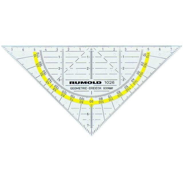 Rumold - Geotriangolo 1026 160mm trasparente