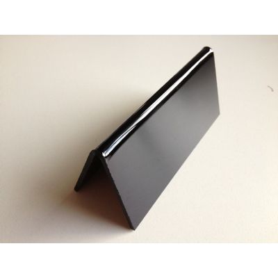 Klika -  Dakstandaard ZWART acryl 130x60mm bxh