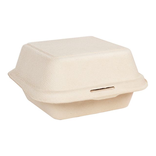 Izzy Horeca et Cate - Hamburgerbox Maxi IP Suikerriet Beige | Sceller un 50 morceau