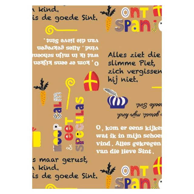 Haza - Sacs d'emballage Haza Sinterklaas Klein 21x30cm | Box une pièce de 200