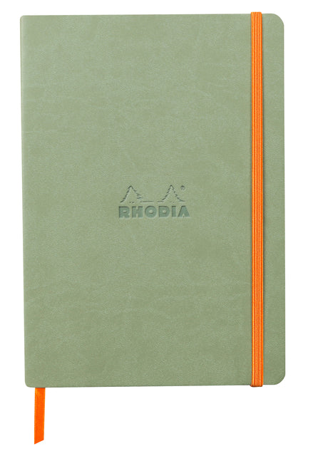 Rhodia - Carnet A5 ligne 80 feuilles 90gr céladon