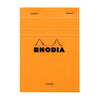 Rhodia - Bloc de notas A6 raya 80 hojas 80gr naranja | 10 piezas