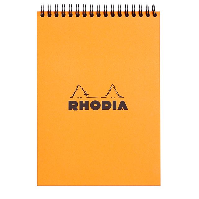 Rhodia - Spiral pad A5 line 160 pages 80gr orange | 5 pieces