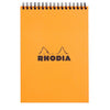 Rhodia - Bloc espiral línea A5 160 páginas 80gr naranja | 5 piezas