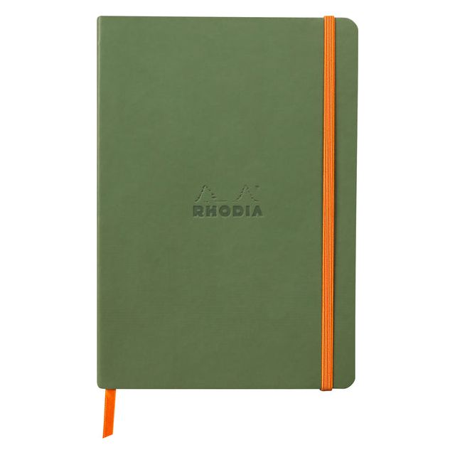 Rhodia - Notizbuch A5 Zeile 80 Vel 90gr Saliegroen | 1 Stück